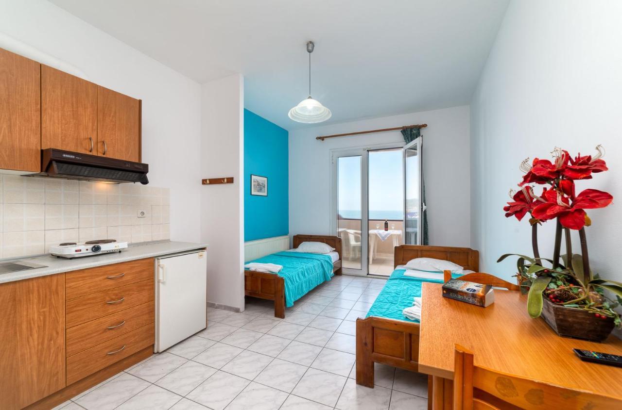 Troulis Seaside Aparthotel Amoudara  ภายนอก รูปภาพ