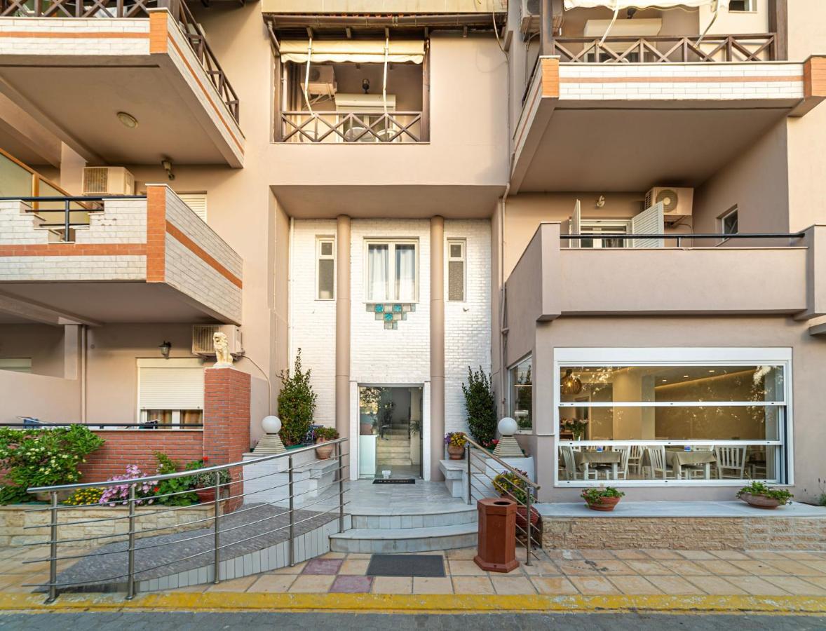 Troulis Seaside Aparthotel Amoudara  ภายนอก รูปภาพ