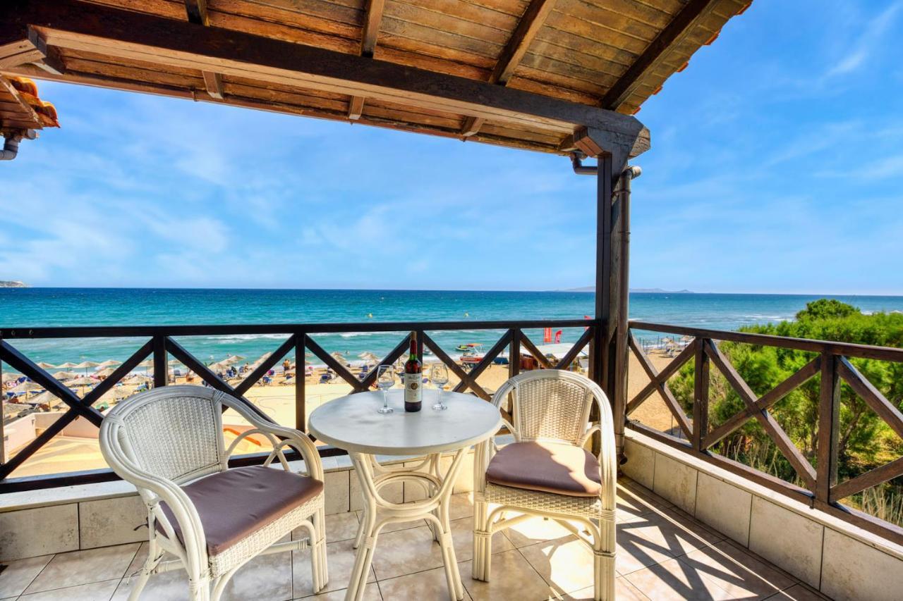 Troulis Seaside Aparthotel Amoudara  ภายนอก รูปภาพ