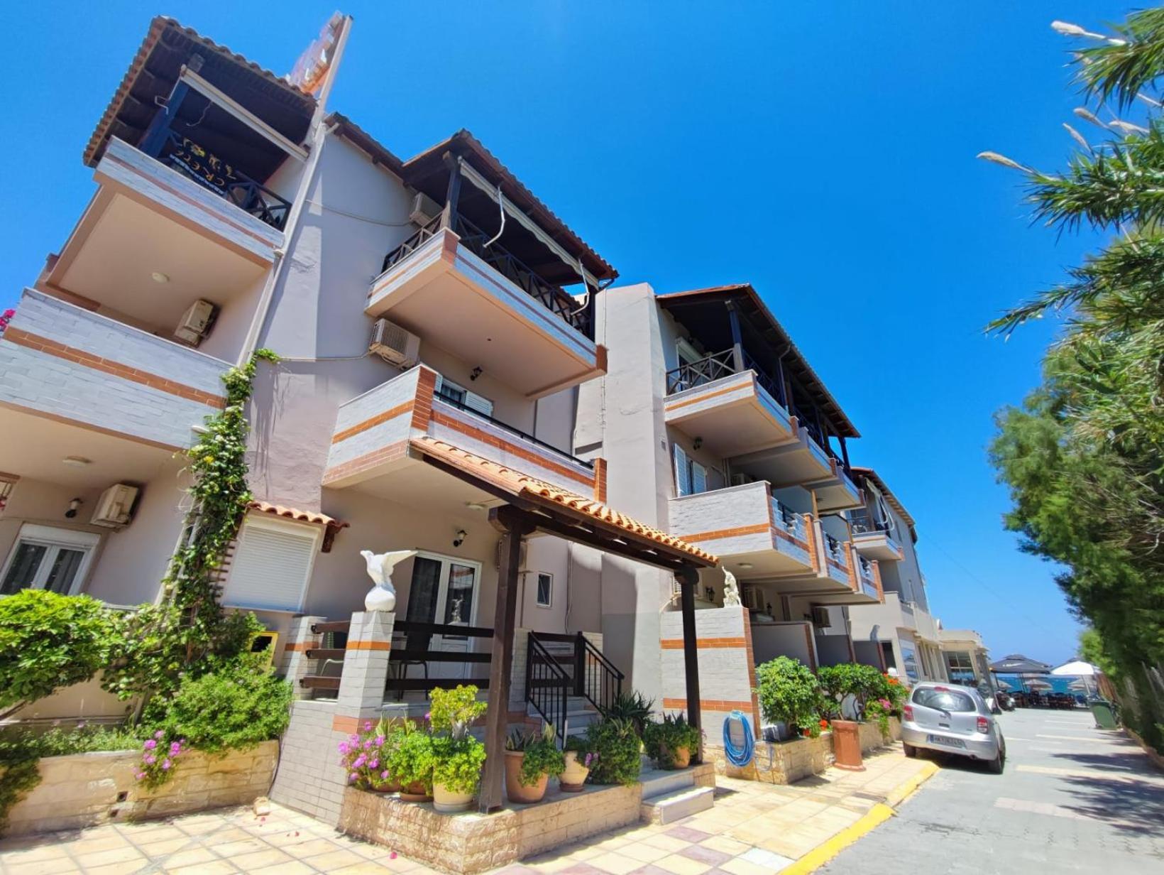 Troulis Seaside Aparthotel Amoudara  ภายนอก รูปภาพ