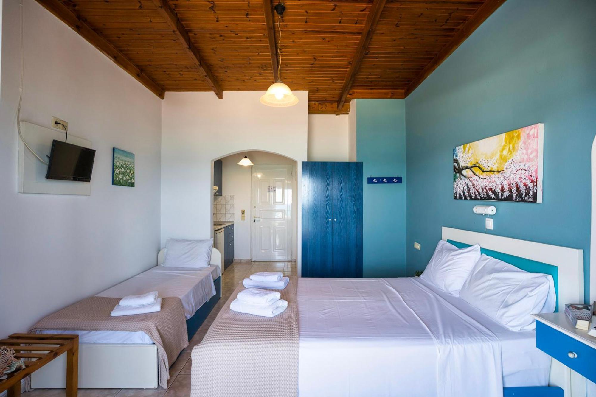Troulis Seaside Aparthotel Amoudara  ภายนอก รูปภาพ