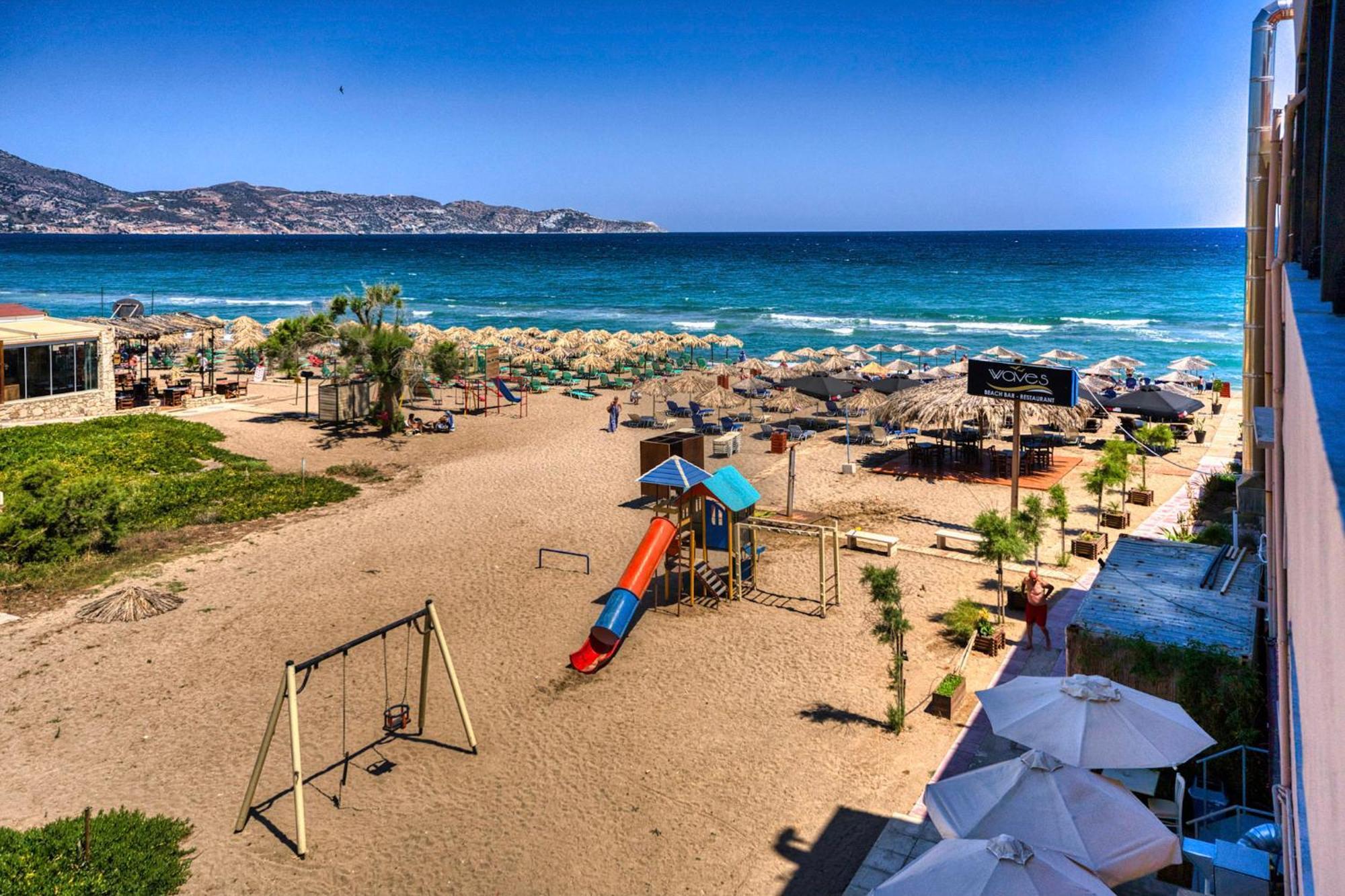 Troulis Seaside Aparthotel Amoudara  ภายนอก รูปภาพ
